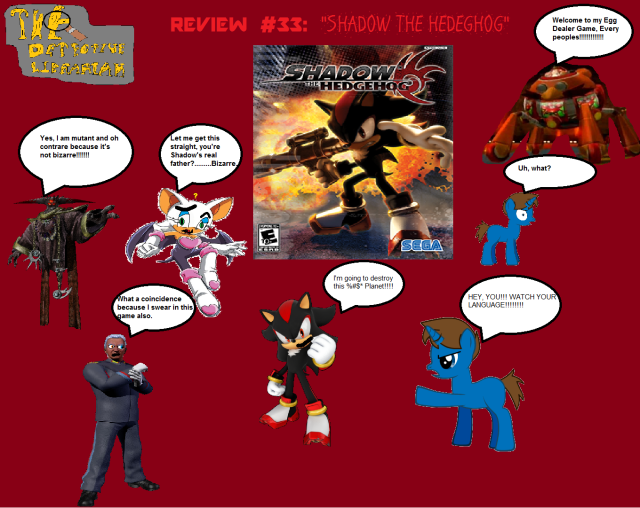 Season 1: Review #33: “Shadow the Hedgehog” – The Detective Librarian